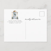 Nieuwe Home Voordeur Bewegen Aankondigingskaart (Achterkant)