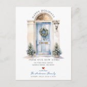 Nieuwe Home Voordeur Bewegen Aankondigingskaart (Voorkant)