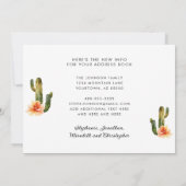 Nieuwe Home Waterverf Bergen Cactus Beweging Aankondiging (Achterkant)