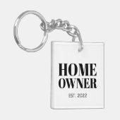 Nieuwe Homeowner Realtor Sleutelhanger (Voorkant Links)