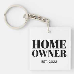 Nieuwe Homeowner Realtor Sleutelhanger