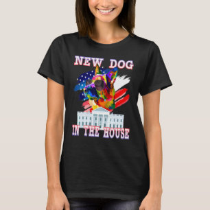 nieuwe hond in het parlement van de duitse herder t-shirt