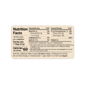 Nieuwe honingvoeding Antiek wit Etiket (Voorkant)