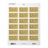 Nieuwe honingvoeding met tabletvorm Gold Product Etiket (Full Sheet)