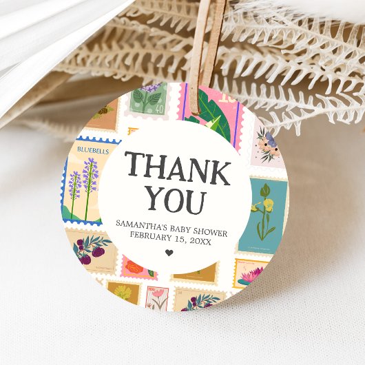 Nieuwe Hoofdstuk Baby Shower Bedankjes Labels