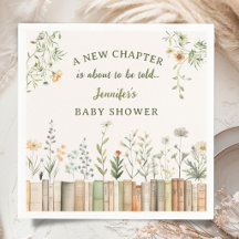 Nieuwe Hoofdstuk Baby Shower Geslacht Neutrale Wil