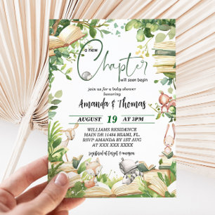 Nieuwe Hoofdstuk Baby Shower Kaart