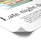 Nieuwe hoofdstuk Baby shower - Luier spelletje laa Poster (Hoek)