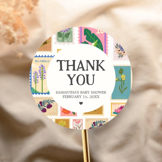 Nieuwe Hoofdstuk Baby Shower  Ronde Sticker