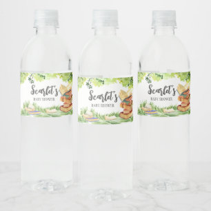 Nieuwe Hoofdstuk Baby Shower Waterfles Etiket