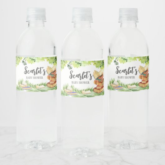 Nieuwe Hoofdstuk Baby Shower Waterfles Etiket (Flessen)