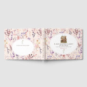 Nieuwe hoofdstuk bruidssluier waterverf, wilde blo gastenboek (Volledig)