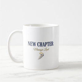 Nieuwe hoofdstuk manager niveau koffiemok