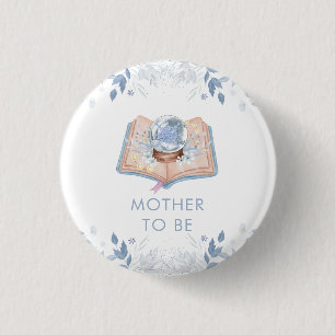 Nieuwe Hoofdstuk Sneeuwbal Moeder Wordt Baby Borre Ronde Button 3,2 Cm