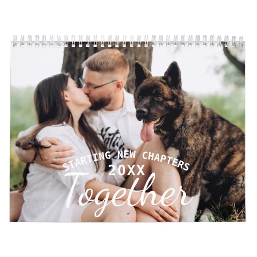 Nieuwe Hoofdstukken Aangepaste 2026 Moderne Koppel Kalender (Hoes)
