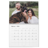 Nieuwe hoofdstukken Custom 2025 Modern paar Foto Kalender (Feb 2026)