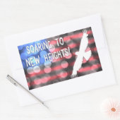 nieuwe hoogten rechthoekige sticker (Envelop)