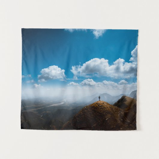 Nieuwe hoogten verkennen wandkleed (Voorkant (horizontaal))