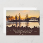 Nieuwe hoop briefkaart (Voorkant / Achterkant)