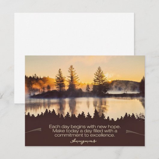 Nieuwe hoop briefkaart (Voorkant / Achterkant)