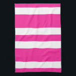 Nieuwe hotroze en witte tapeuws voor keukenhanddoe theedoek<br><div class="desc">Nieuw 2014  warme roze en witte stripe keukenhanddoeken gemaakt in Amerikaanse huis-opwarming of bruiloft cadeau & leuk zomersstrand cadeau van Amerikaanse ontwerper zazzle.com/americanmademojo*.</div>