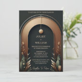 Nieuwe Houten Boom Bos Landelijke Schuur Boerderij Kaart (Staand voorkant)