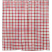 Nieuwe Huisdecoratie Rood Zwart Schotse Ruit Douch Douchegordijn (Voorkant)