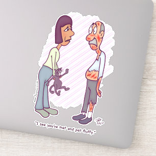 Nieuwe Huisdier Custom Sticker