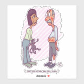 Nieuwe Huisdier Custom Sticker (Vel)