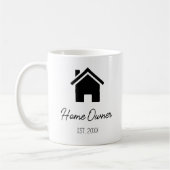 Nieuwe huiseigenaar Est. 2025 House Warming Gift Koffiemok (Links)