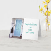 ***NIEUWE HUISEIGENAAR*** GEFELICITEERD KAART (Gele Bloem)