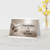 ***NIEUWE HUISEIGENAAR*** GEFELICITEERD KAART (Gele Bloem)