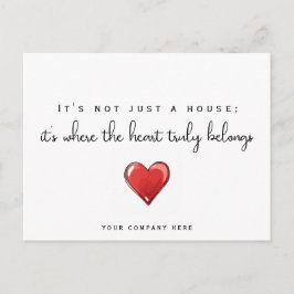 Nieuwe Huiseigenaar Hart Vastgoed Promotie Briefkaart