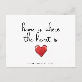 Nieuwe huiseigenaar Home is Where the Heart is Rea Briefkaart