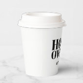 Nieuwe huiseigenaar papieren bekers (Rechts)