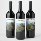 Nieuwe huisfotohuisverwarming wijn etiket (Flessen)