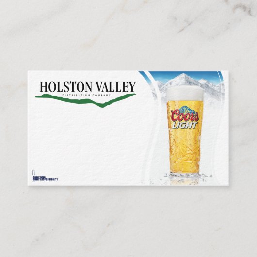 Nieuwe HVDC Beer Biz-kaart Visitekaartje (Voorkant)