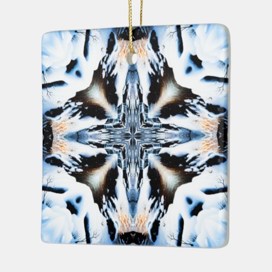 Nieuwe IJskunst Keramisch Ornament (Links)