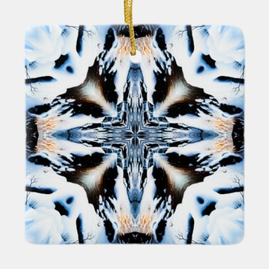 Nieuwe IJskunst Keramisch Ornament (Voorkant)