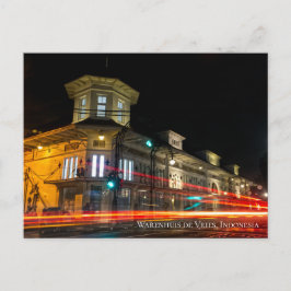 Nieuwe Indische Art Deco Architectuur Esthetiek Briefkaart