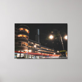 Nieuwe Indische Art Deco-architectuur Landschapsfo Canvas Afdruk