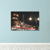 Nieuwe Indische Art Deco-architectuur Landschapsfo Canvas Afdruk (Insitu (Houten vloer))