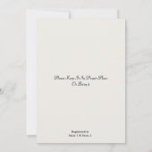 Nieuwe Islam Nikah Arabisch Walima Moslim Vrijgeze Kaart (Achterkant)