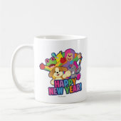 Nieuwe jaarballonnen koffiemok (Links)