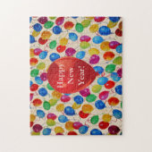 Nieuwe jaarballonnen legpuzzel (Verticaal)