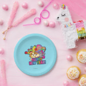 Nieuwe jaarballonnen papieren bordje (Feest)