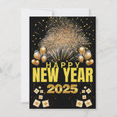 Nieuwe jaarkaart feestdagenkaart (Voorkant)