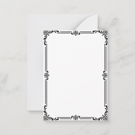 Nieuwe jaarkaart notitiekaartje (Voorkant)