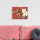 nieuwe jaarvogels canvas afdruk (Insitu (Woonkamer))