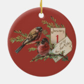  nieuwe jaarvogels keramisch ornament (Achterkant)